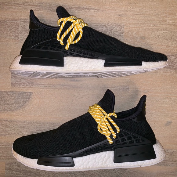 black human race shoes